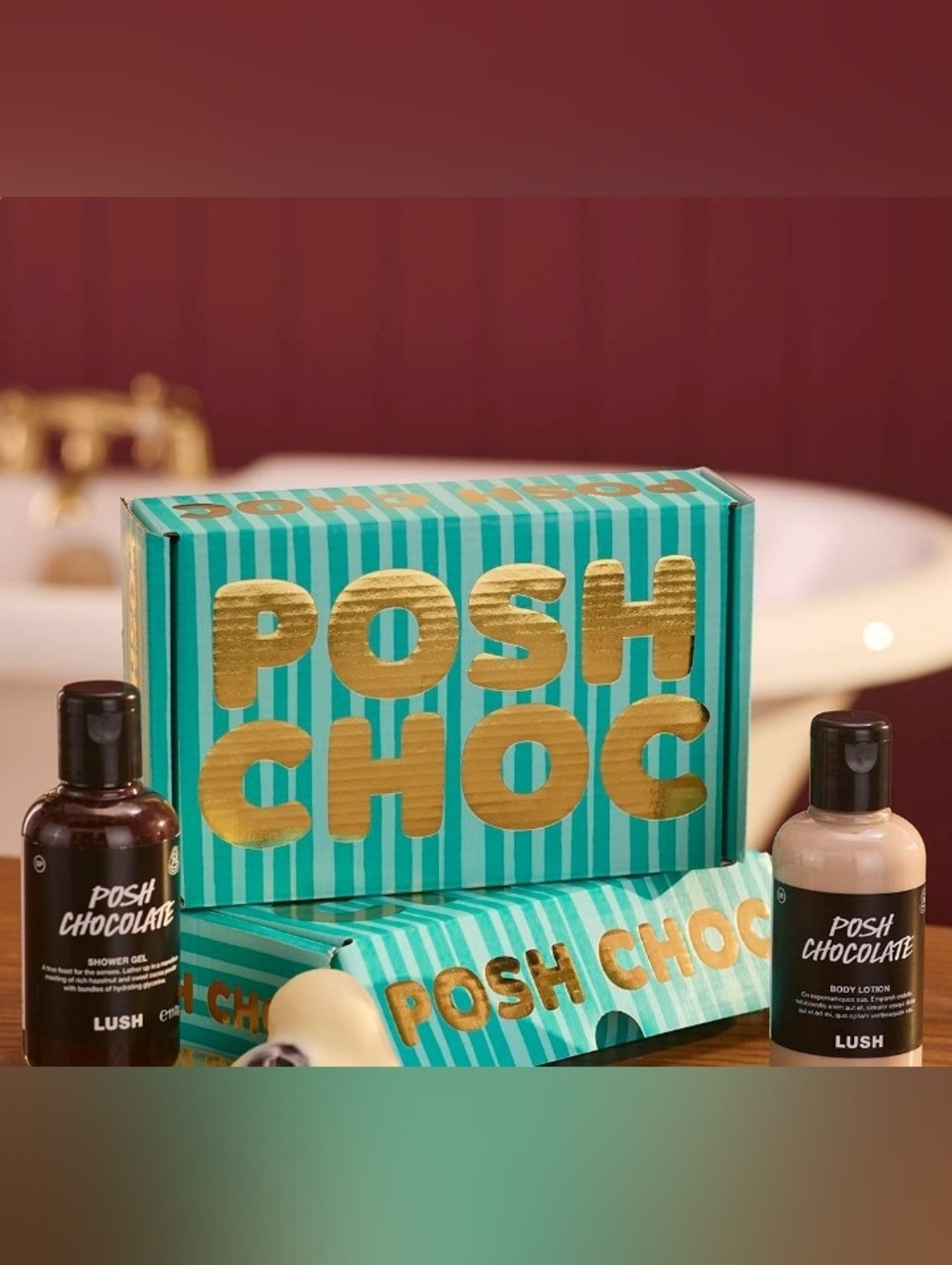 LUSH Posh Chocolate Gift Set — Brand New